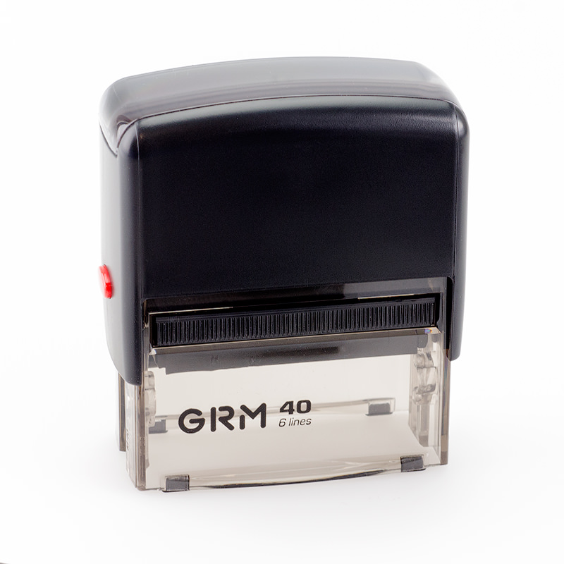 

GRM 40. Оснастка для штампа, 59х23мм, корпус чёрный
