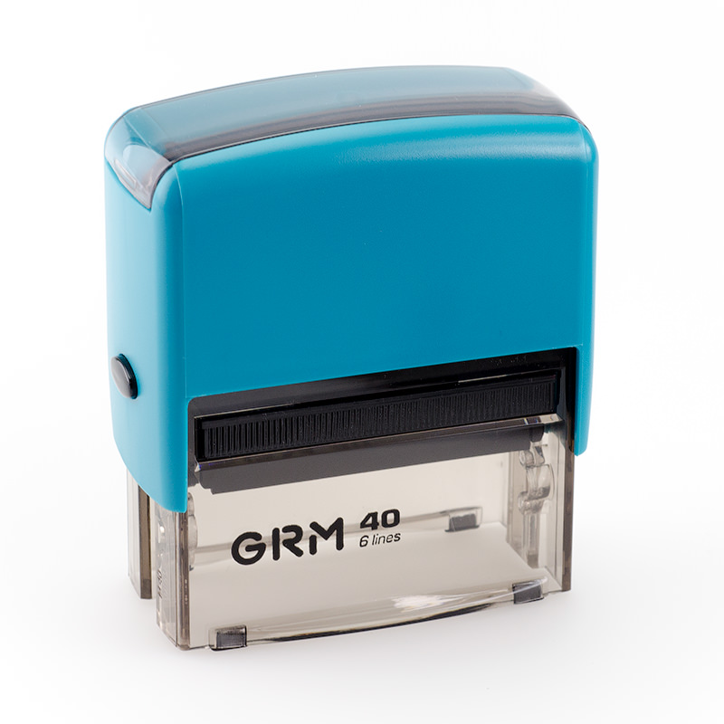 

GRM 40. Оснастка для штампа, 59х23мм, корпус бирюзовый