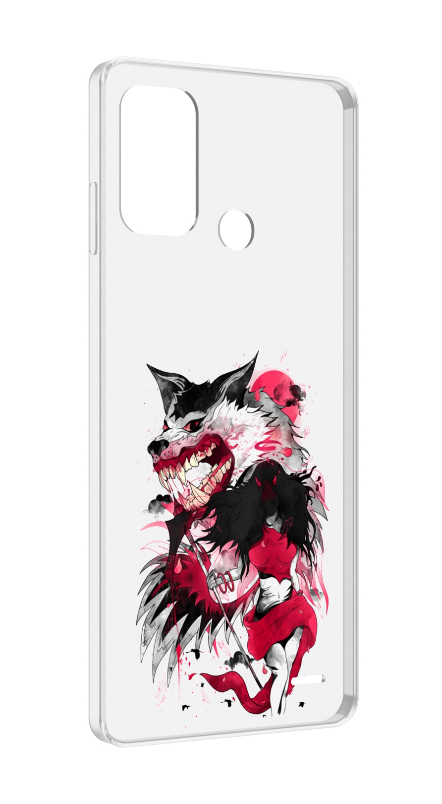 

Чехол MyPads красная шапочка для ZTE Blade A52, Прозрачный, Tocco