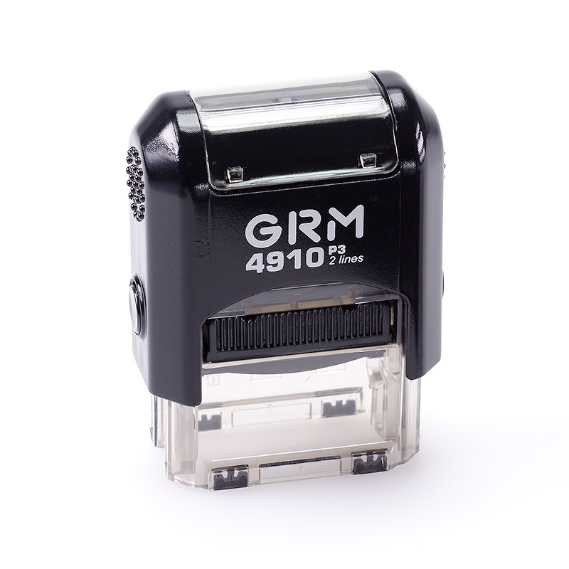 

GRM 4910 P3 оснастка для штампа, 26х9мм, корпус чёрный глянцевый