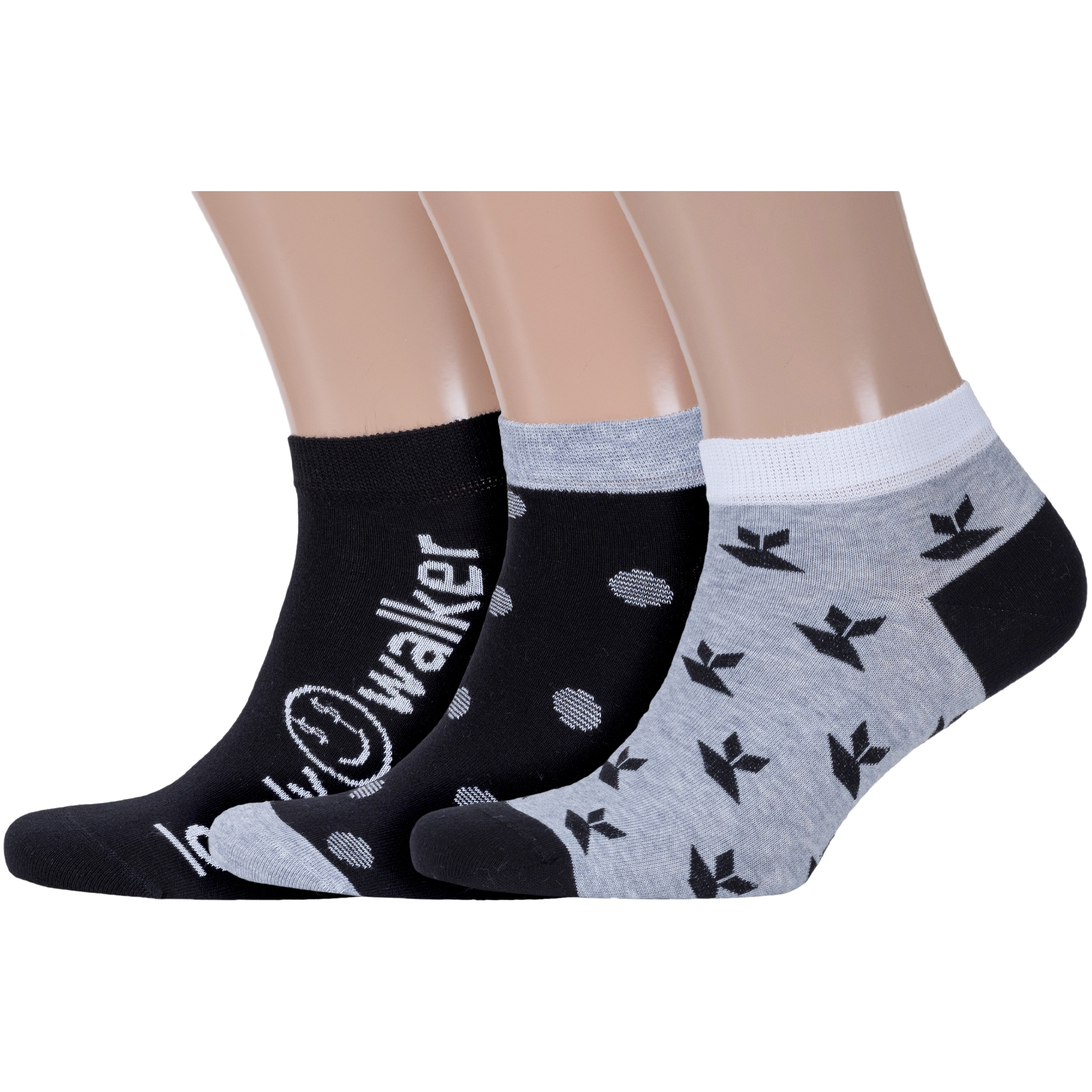 

Комплект носков мужских Rusocks 3-М3-23739 разноцветных 25-27, Черный;серый, 3-М3-23739