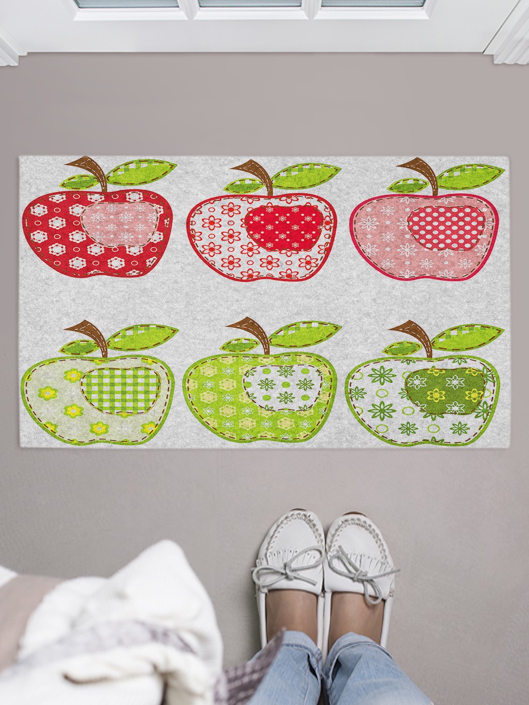 

Придверный коврик в прихожую для обуви, на резиновой основе, 75x45 см door_40412 JoyArty