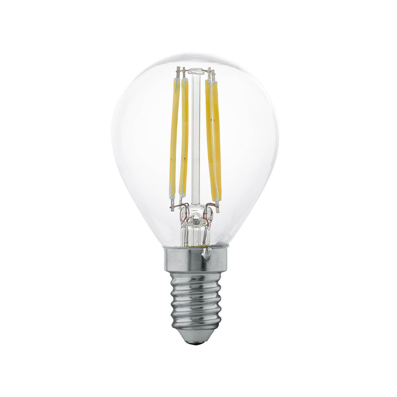 Лампа светодиодная филаментная Eglo E14 4W 2700К прозрачная 11499, 10шт