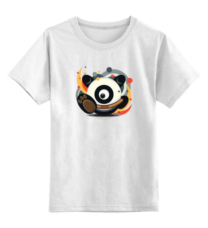 

Футболка детская Printio Панда (panda) цв. белый р. 128, Панда (panda)
