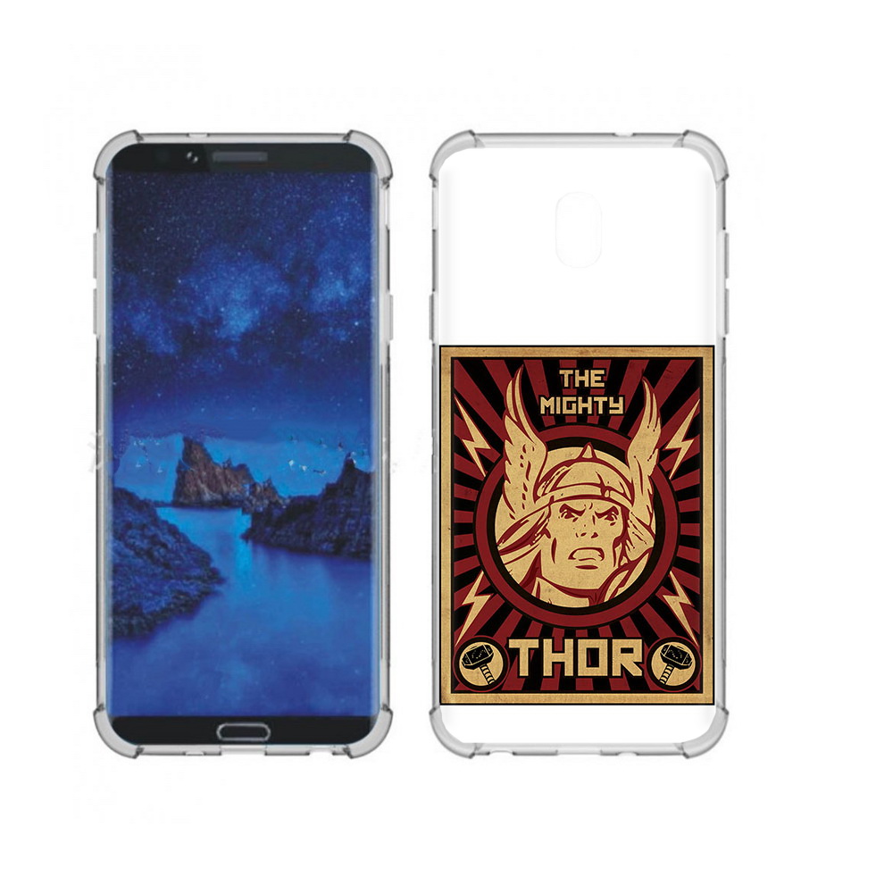 

Чехол MyPads Tocco для Samsung Galaxy J7 (2018) тор лицо (PT226928.596.646), Прозрачный, Tocco