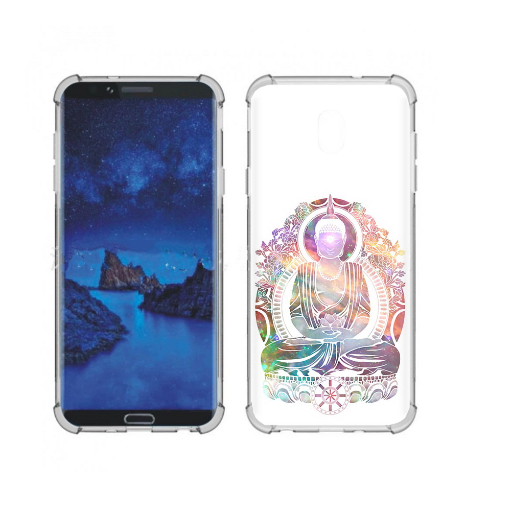 

Чехол MyPads Tocco для Samsung Galaxy J7 (2018) умный мужчина абстракция, Прозрачный, Tocco