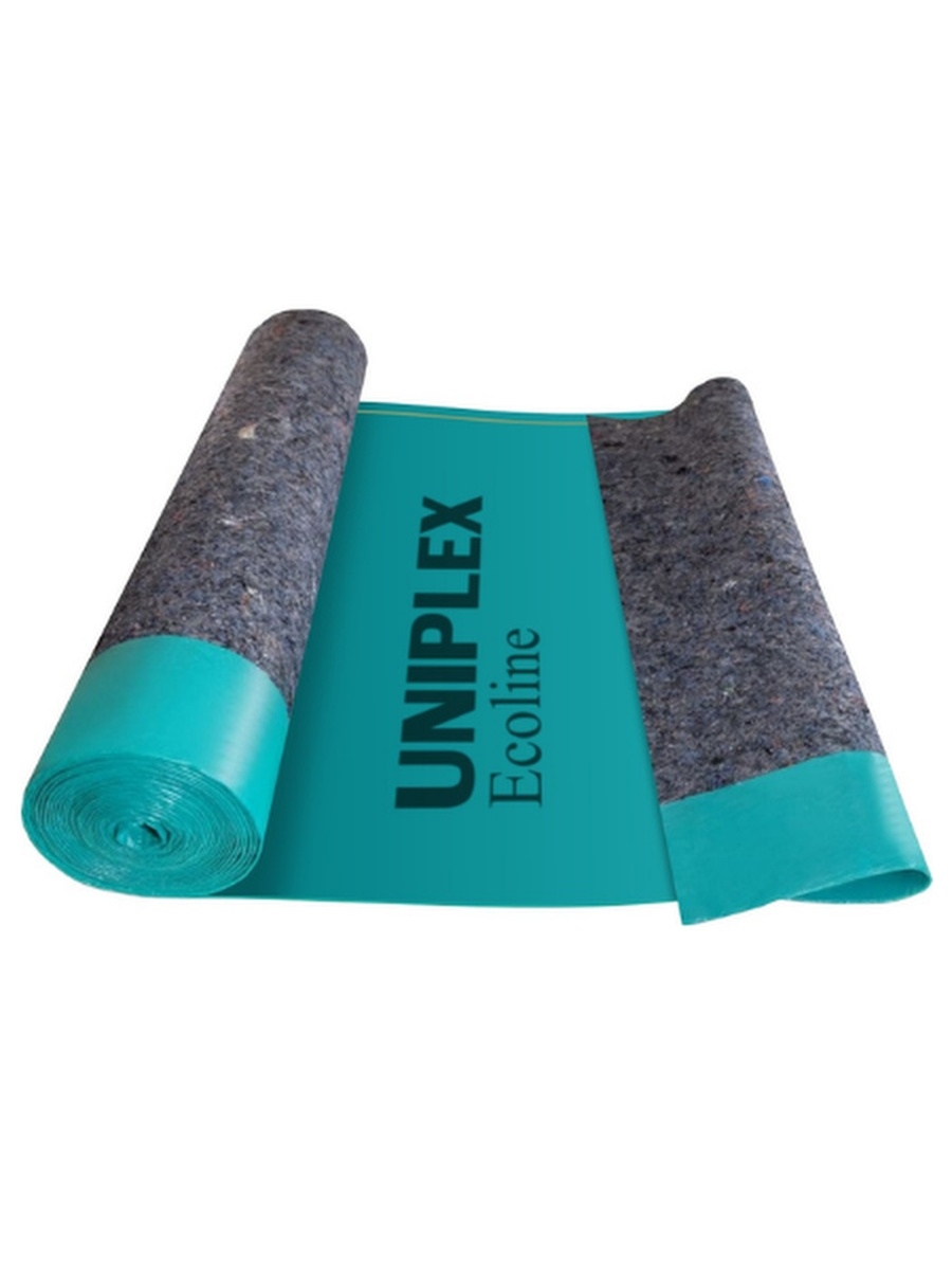 Подложка для напольных покрытий Uniplex Ecoline войлочная под ламинат и паркет вишня войлочная натали