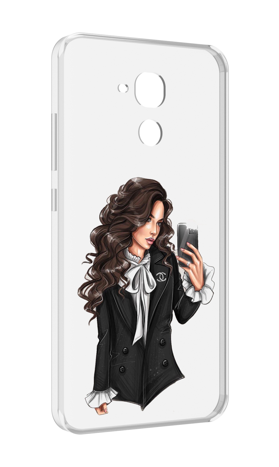 

Чехол MyPads Стильная-девушка для Huawei Honor 5C/7 Lite/GT3 5.2, Прозрачный, Tocco