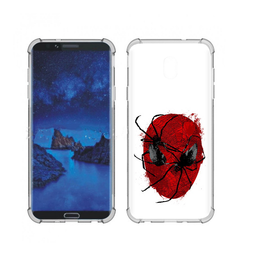 

Чехол MyPads Tocco для Samsung Galaxy J7 (2018) человек паук (PT226928.596.673), Прозрачный, Tocco
