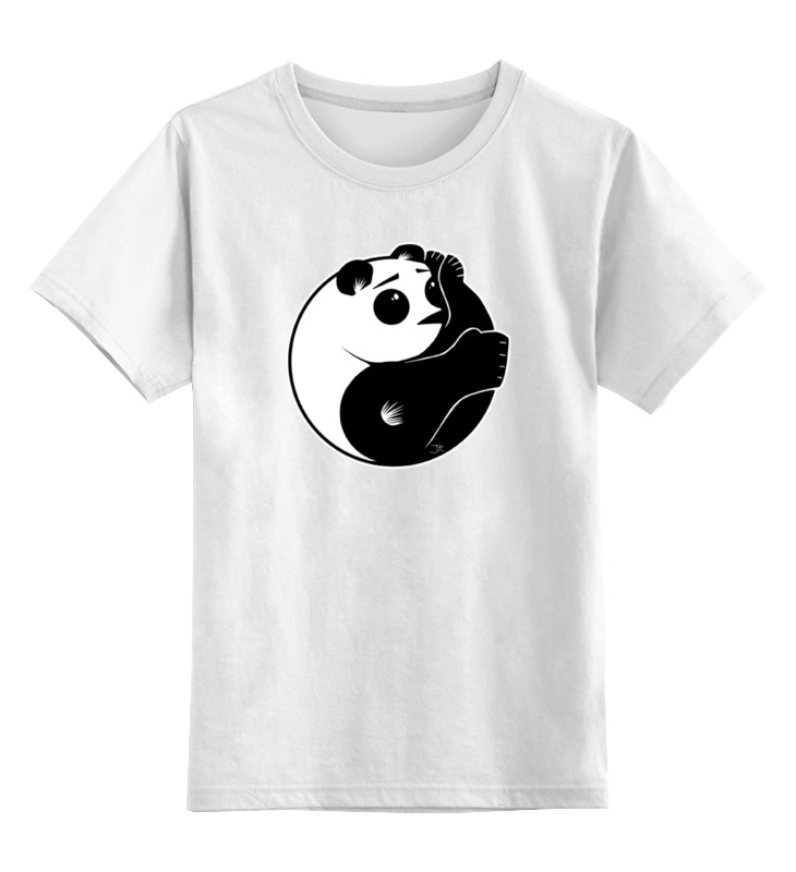 

Футболка детская Printio Панда (panda) цв. белый р. 128, Панда (panda)