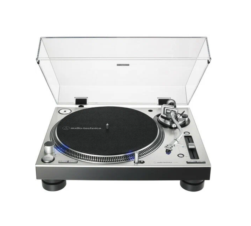 Проигрыватель виниловых пластинок Audio-Technica AT-LP140XPBKE Silver серебристый