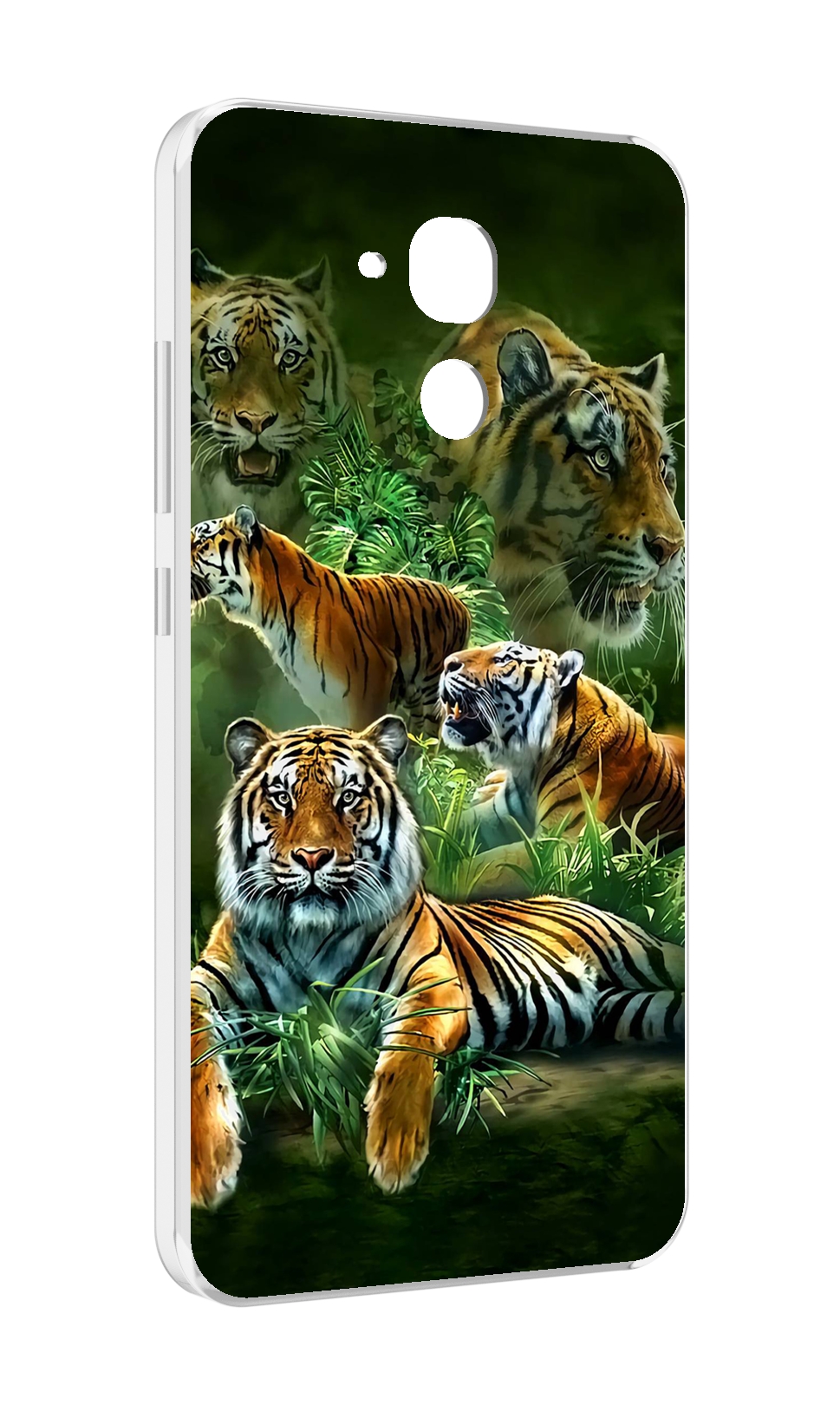 

Чехол MyPads Тигры для Huawei Honor 5C/7 Lite/GT3 5.2, Прозрачный, Tocco