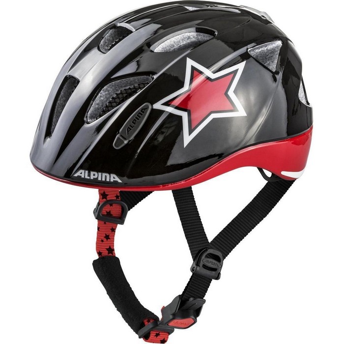 

Велошлем Alpina Ximo Flash black/red/white stars 49-54
