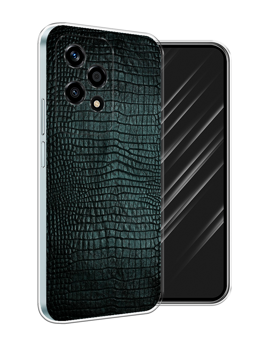

Чехол Awog на Honor 200 Lite "Черная змея", Черный;серый;голубой, 6124650-1