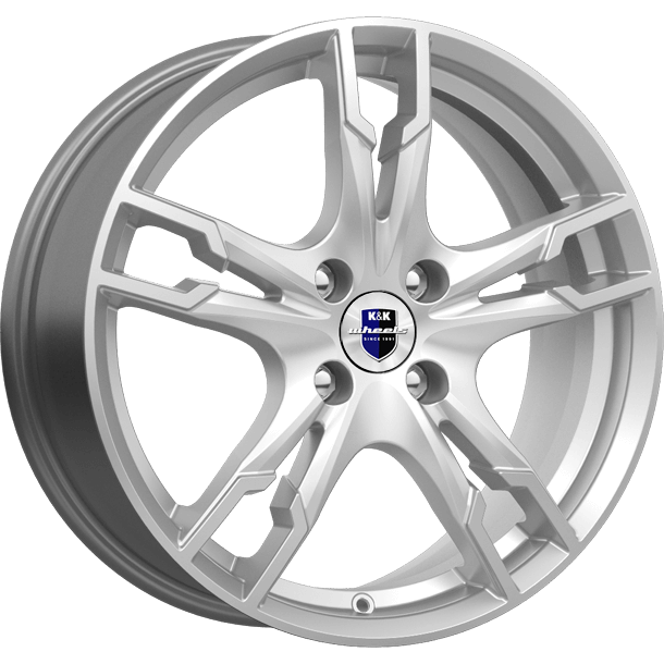 

Колесный диск K&K Солар КС875 7,0\R17 5*112 ET45 d66,6 Сильвер SK 74997SK, Серебристый