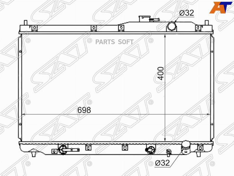 

Радиатор Honda Step Wgn B20b 96-01 Sat арт. HD0009-RF1