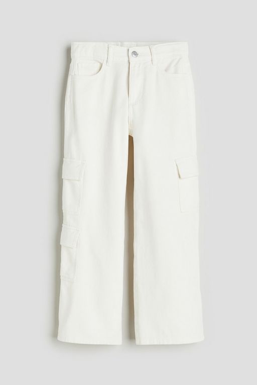 

Джинсы детские H&M 1200668, Белый, 134, 1200668