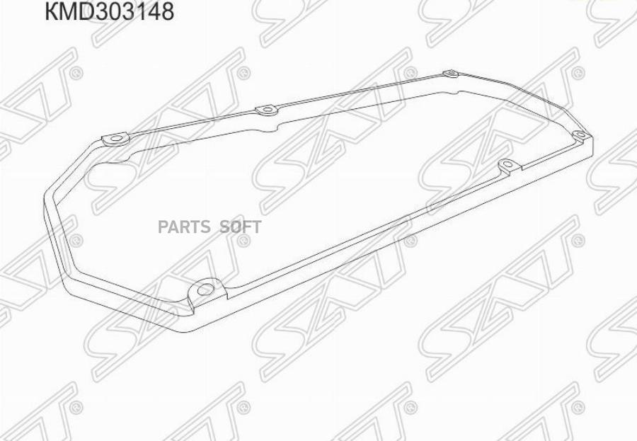 Прокладка Клапанной Крышки Mmc 6g72 Sohc 24v Pajero V#, Delica Pd#/Pe#/Pf#, Diamant F31a/F