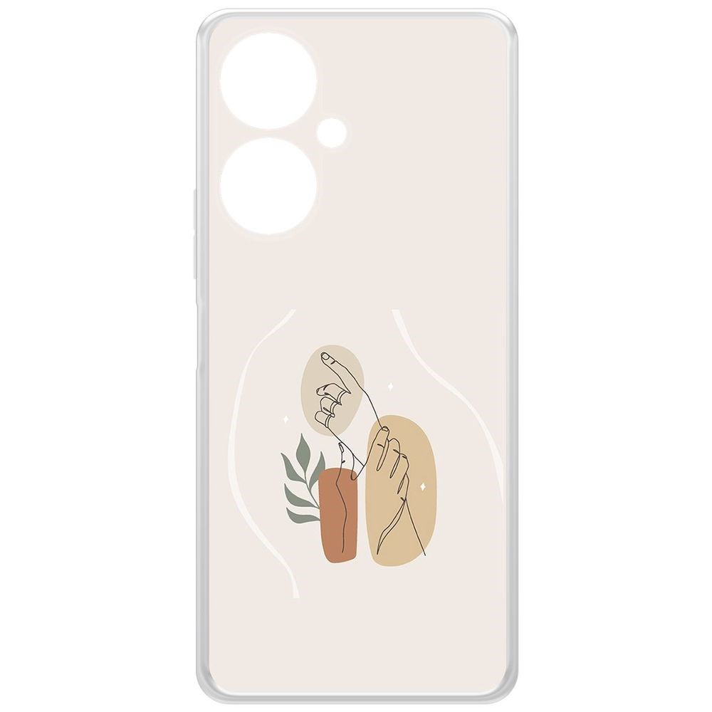 

Чехол-накладка Krutoff Clear Case Тонкость для Vivo Y27 4G, Прозрачный
