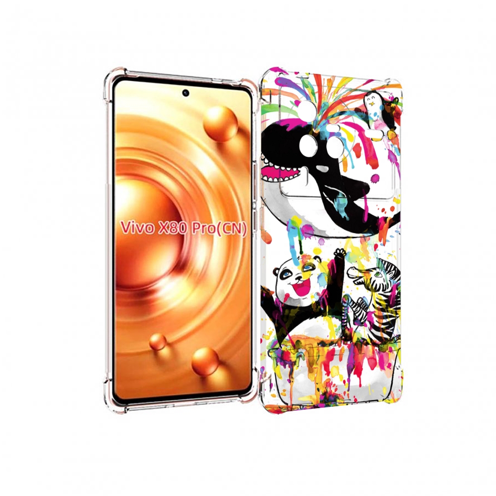 

Чехол MyPads Хиппи кит для Vivo X80 Pro, Прозрачный, Tocco