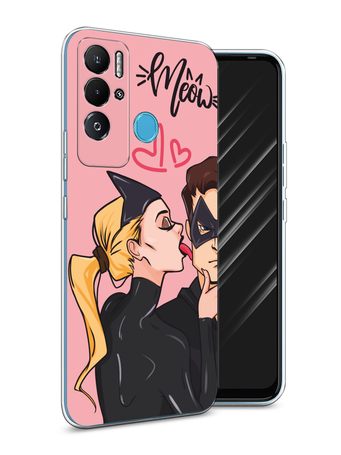 

Чехол Awog на Tecno Pova Neo "Kiss of Cat Woman", Розовый;черный;бежевый, 302150-1