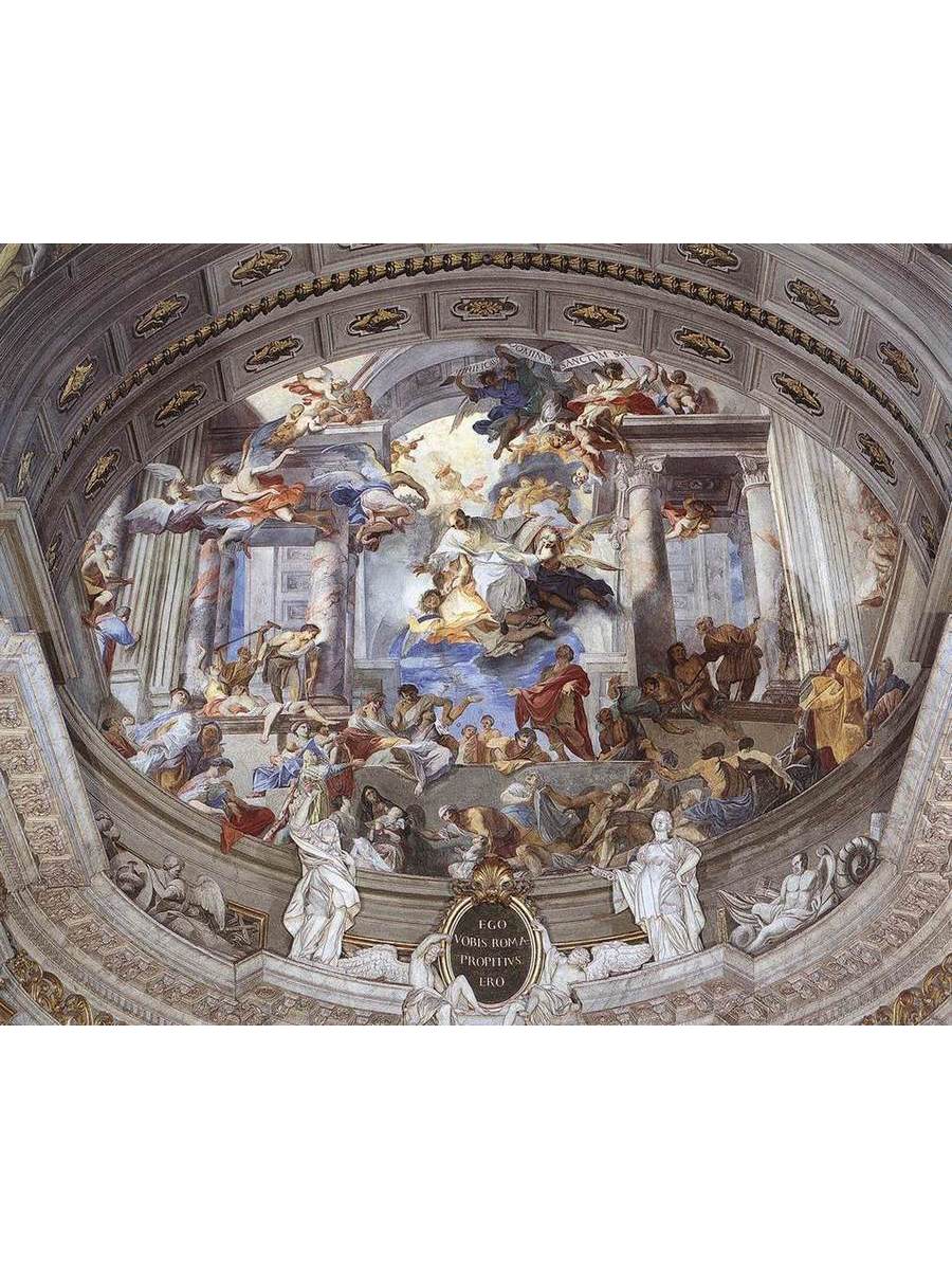 

Постер DRABS A3 Андреа дель Поццо Allegory of the Jesuits' Missionary Work detail