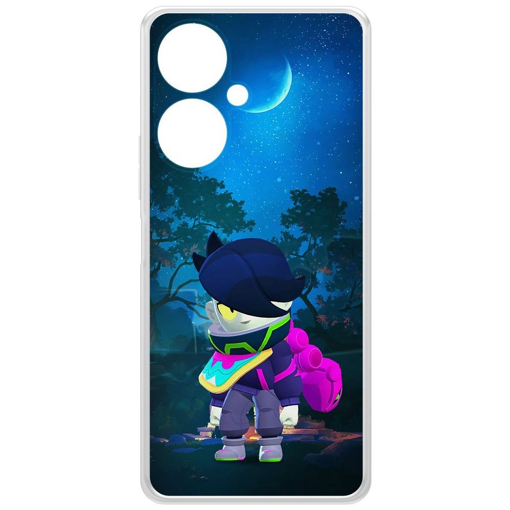 

Чехол-накладка Krutoff Clear Case Brawl Stars-Орочи Эдгар для Vivo Y27 4G, Прозрачный