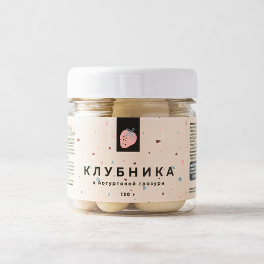 Клубника ВкусВилл в йогуртовой глазури 115 г