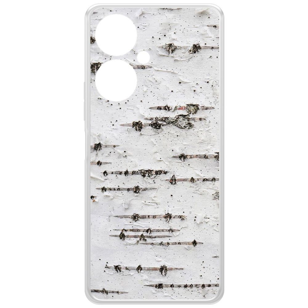 Чехол-накладка Krutoff Clear Case Березка для Vivo Y27 4G