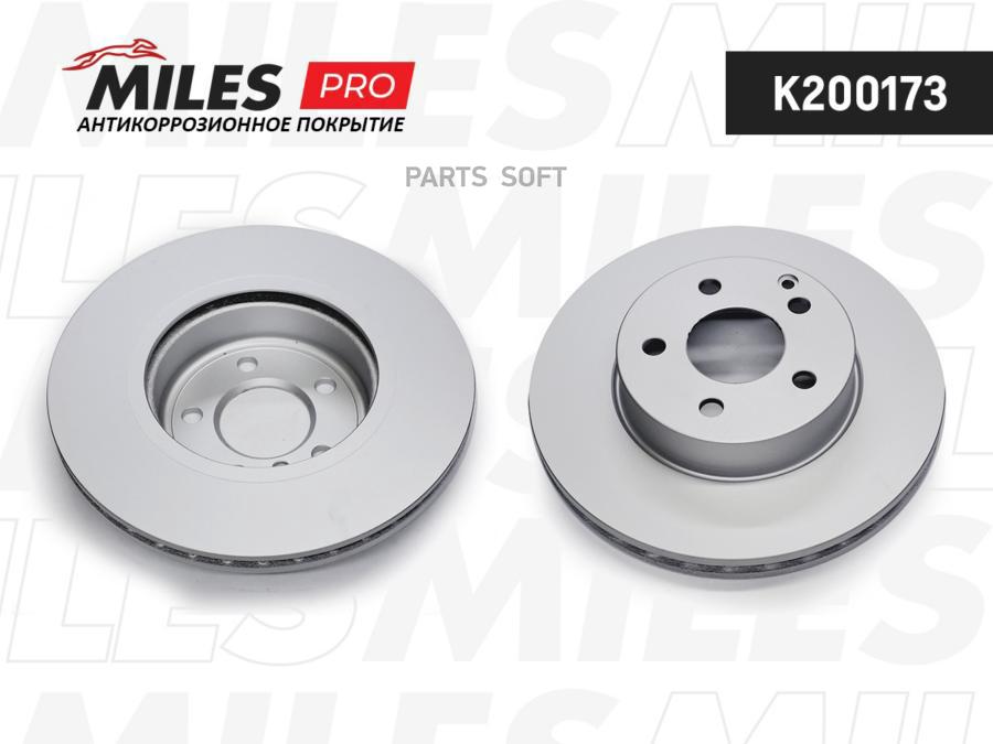 

Диск тормозной MERCEDES W204/W212 09- передний D=295мм. Miles k200173