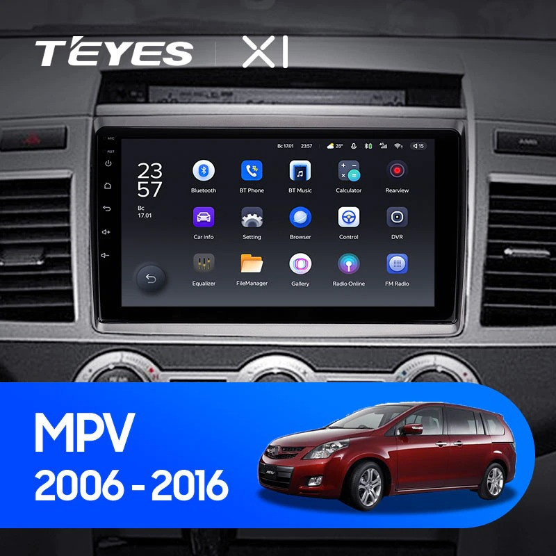 Штатная магнитола Teyes X1 4G 232 Mazda MPV LY 2006-2016 2570000₽