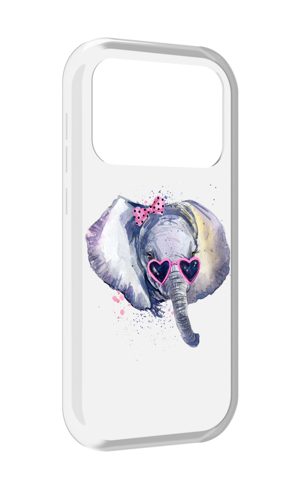 

Чехол MyPads слоник в очках для Oukitel F150 Air1 Pro / F150 Air1, Прозрачный, Tocco