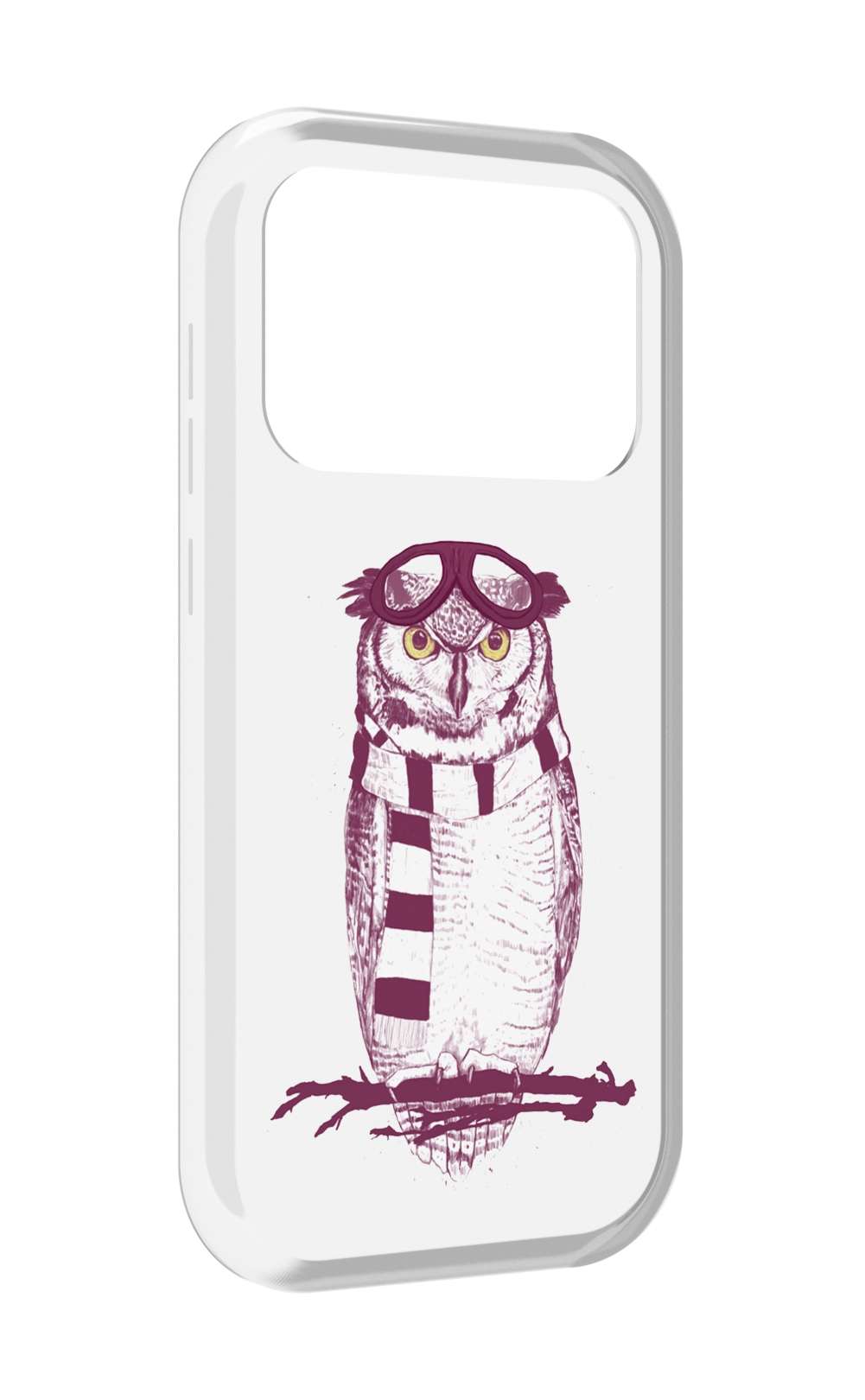 

Чехол MyPads сова-летчик для Oukitel F150 Air1 Pro / F150 Air1, Прозрачный, Tocco