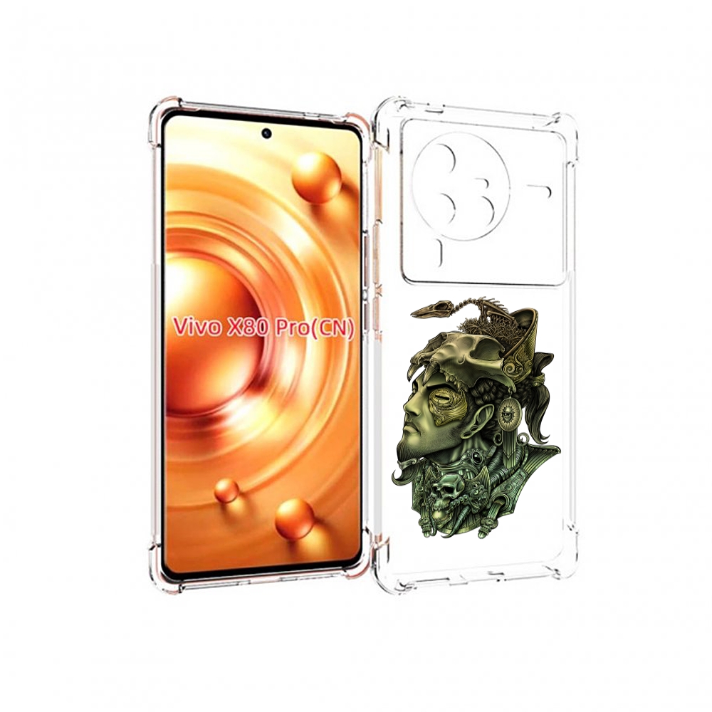 

Чехол MyPads бронзовый воин для Vivo X80 PRO, Прозрачный, Tocco