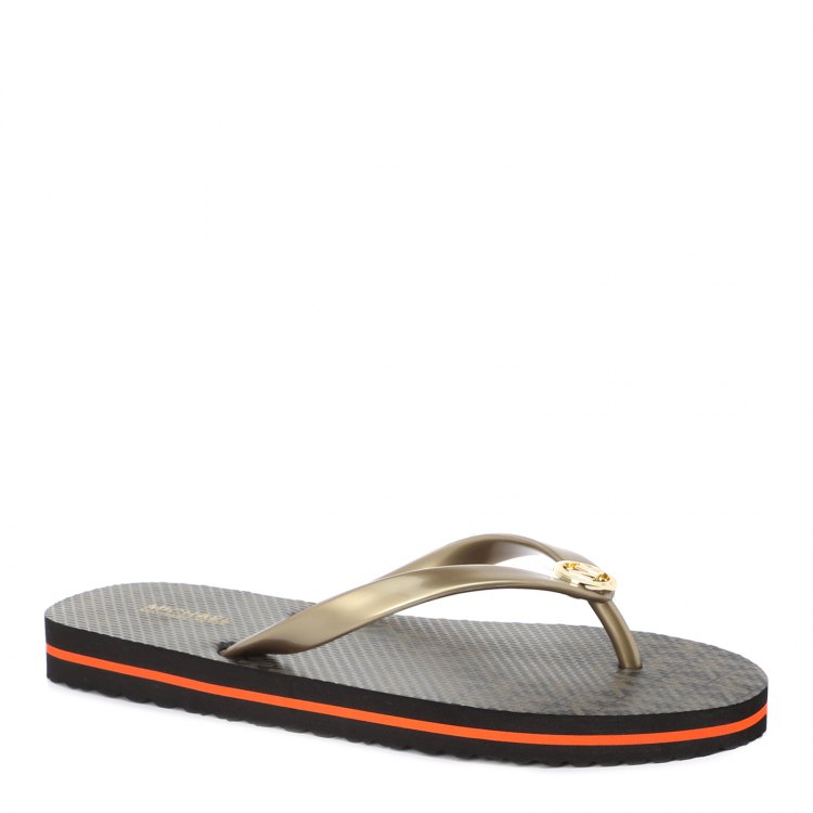 

Шлепанцы женские Michael Kors 40S7MKFA4Q_2535151 коричневые 7 UK