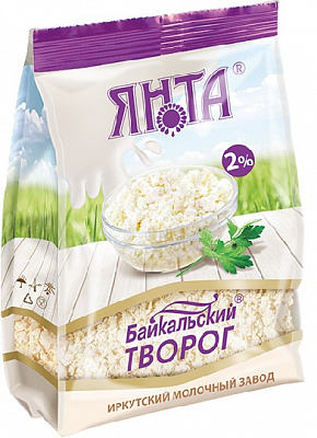 

Творог Янта Байкальский 2% бзмж 500 г