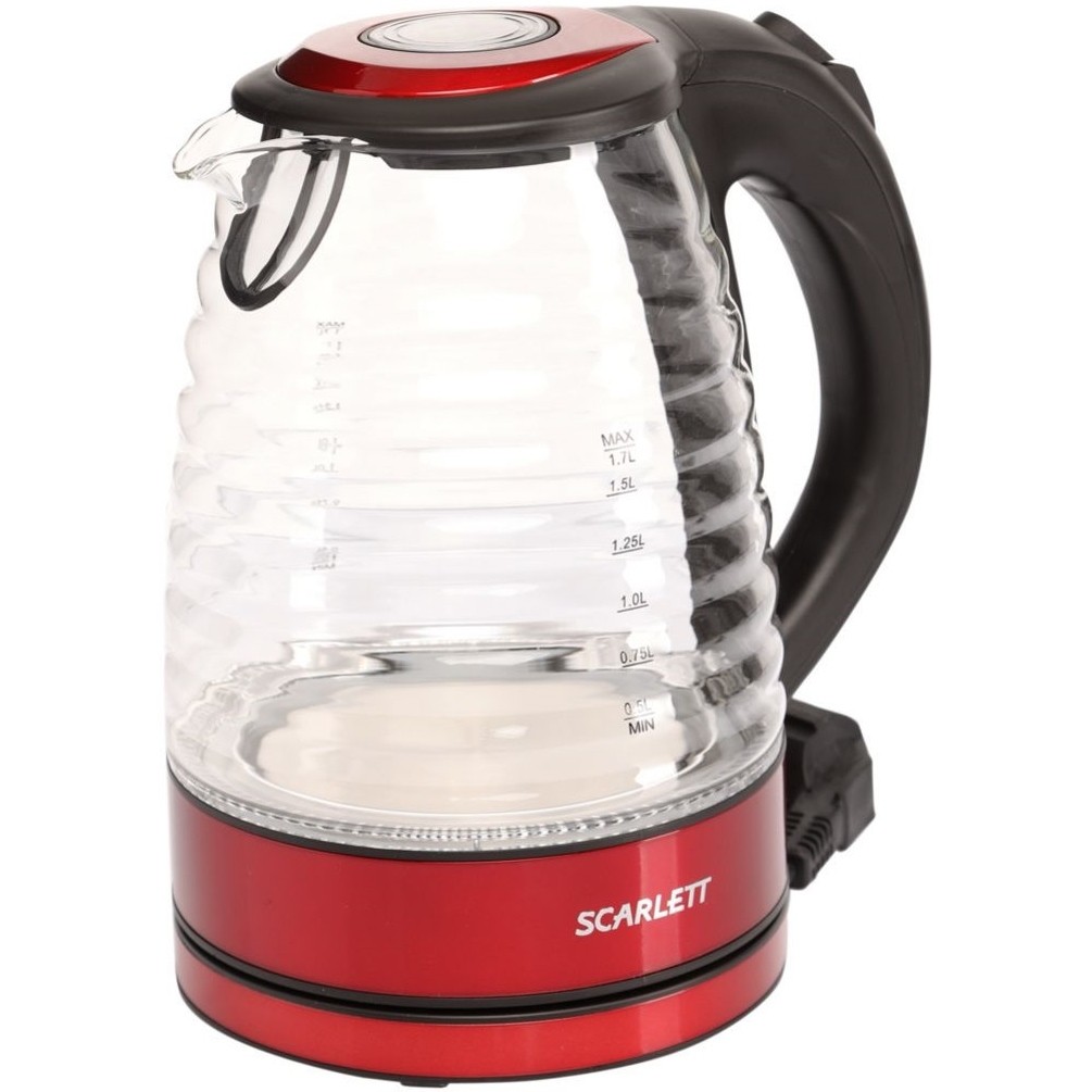 

Чайник электрический Scarlett SC-EK27G96 1.7 л красный, SC-EK27G96