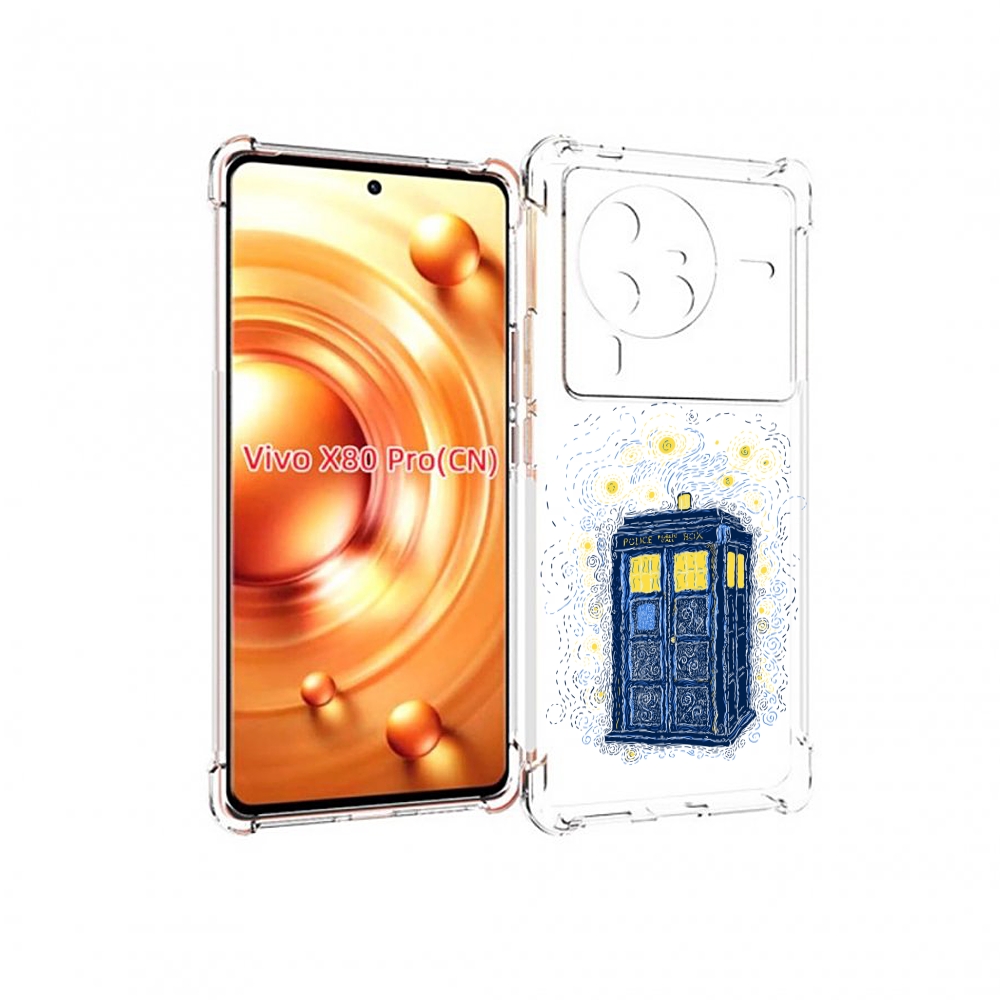 

Чехол MyPads будка рисунок для Vivo X80 PRO, Прозрачный, Tocco