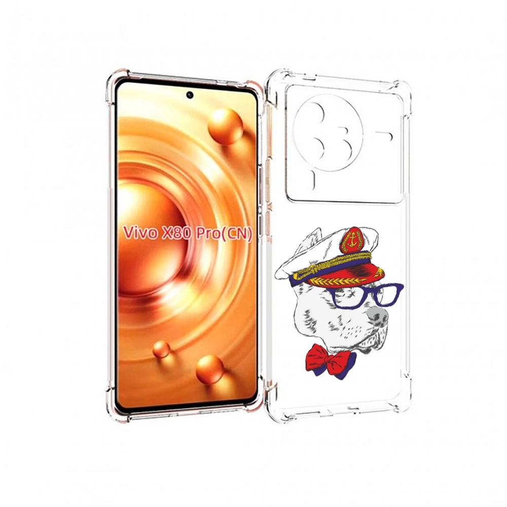 

Чехол MyPads бульдог для Vivo X80 PRO, Прозрачный, Tocco