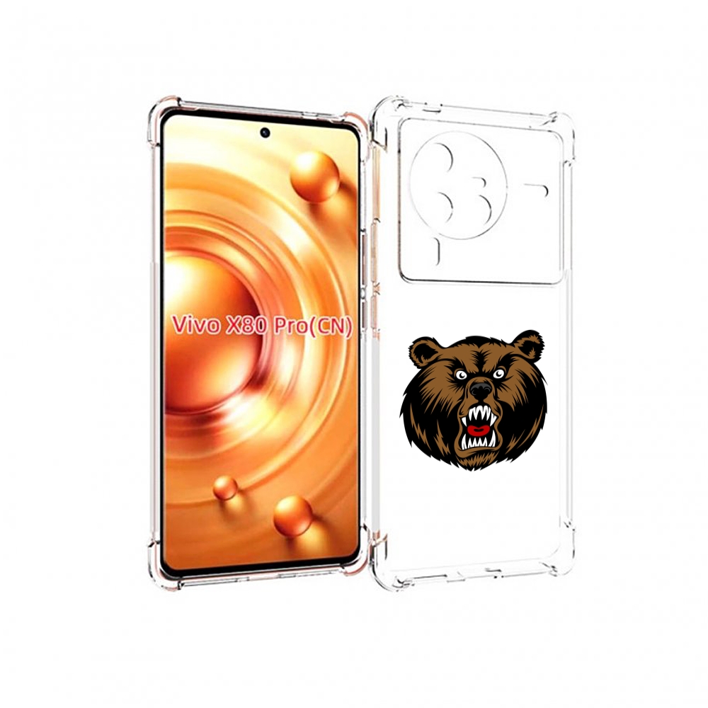 

Чехол MyPads бурый для Vivo X80 Pro, Прозрачный, Tocco