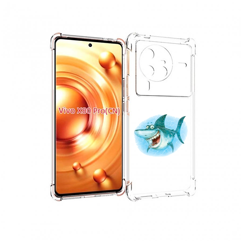

Чехол MyPads веселая акула для Vivo X80 PRO, Прозрачный, Tocco