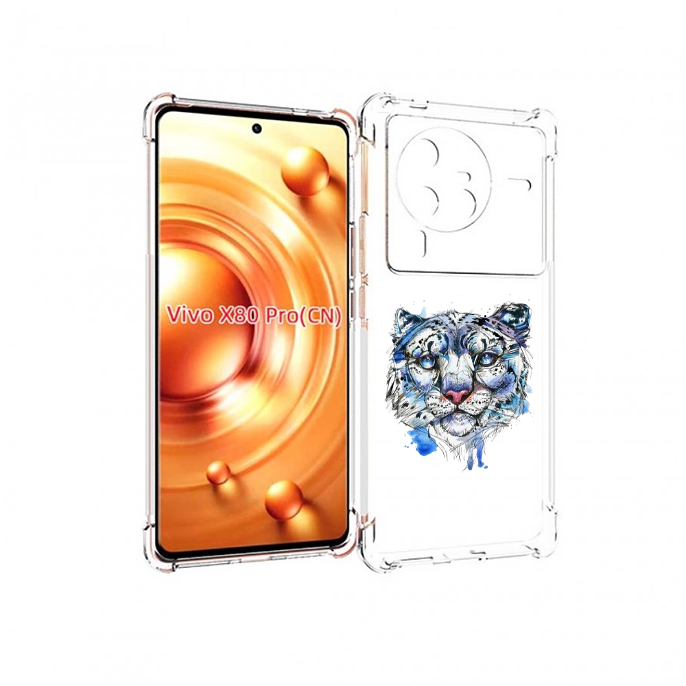 

Чехол MyPads водяной тигр для Vivo X80 PRO, Прозрачный, Tocco
