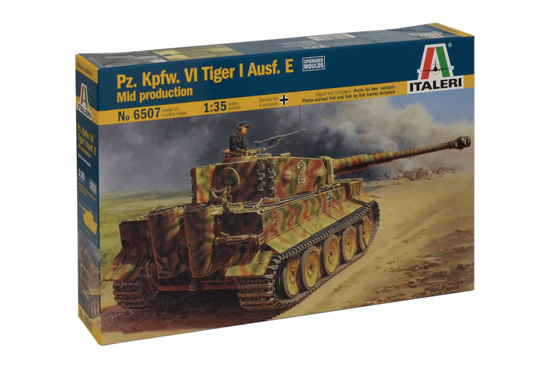 фото Сборная модель italeri 1/35 немецкий танк pz.kpfw.vi tiger i ausf. e 6507