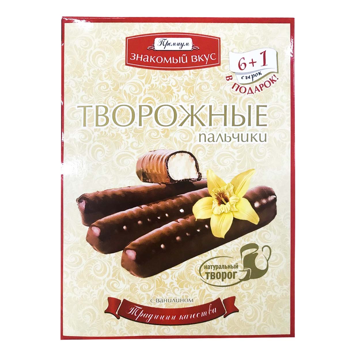 

Творожный сырок Знакомый вкус премиум ванильный 175 г