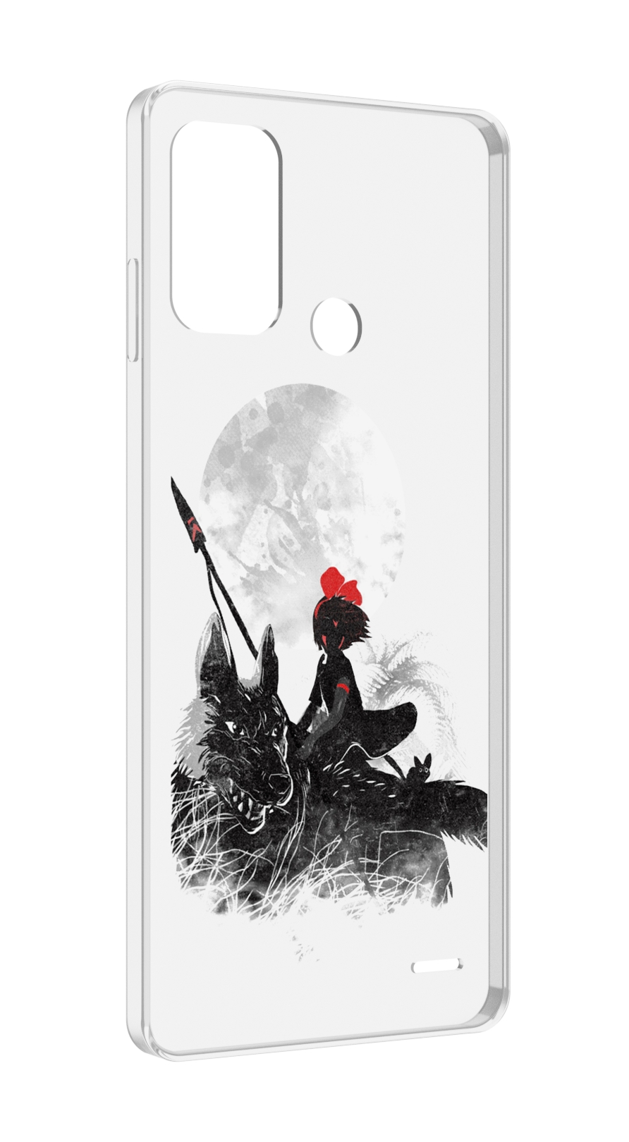 

Чехол MyPads мононоке для ZTE Blade A52, Прозрачный, Tocco