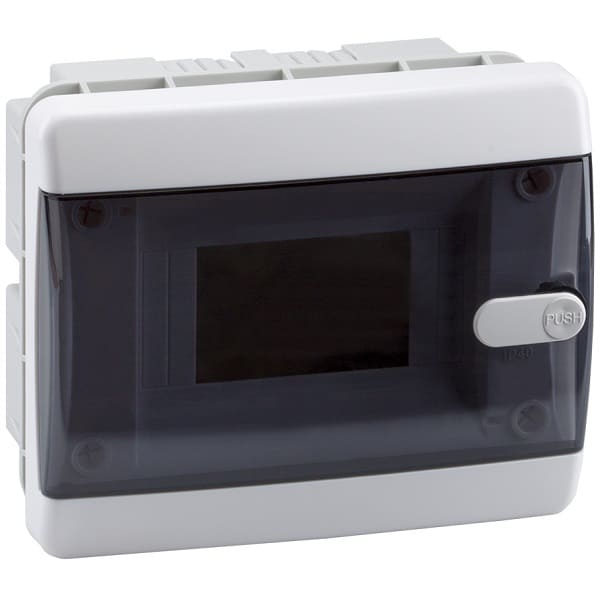 Корпус пластиковый КЭАЗ OptiBox P-CVK-1-06, IP41 бокс kranz щрв п 36 ip41 пластиковый белый белая дверца