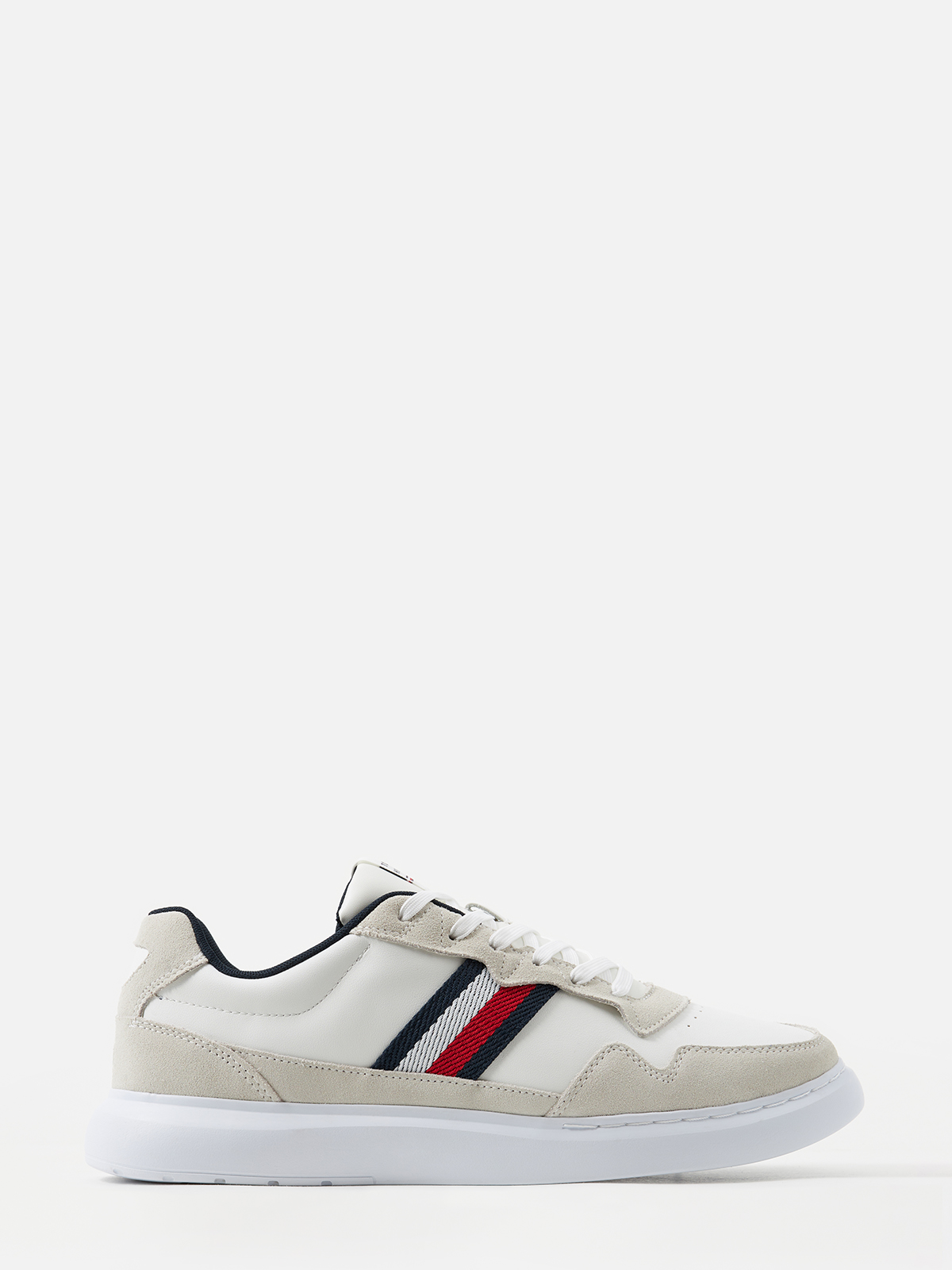 

Кеды мужские Tommy Hilfiger FM0FM04427 белые 41 EU, Белый, FM0FM04427