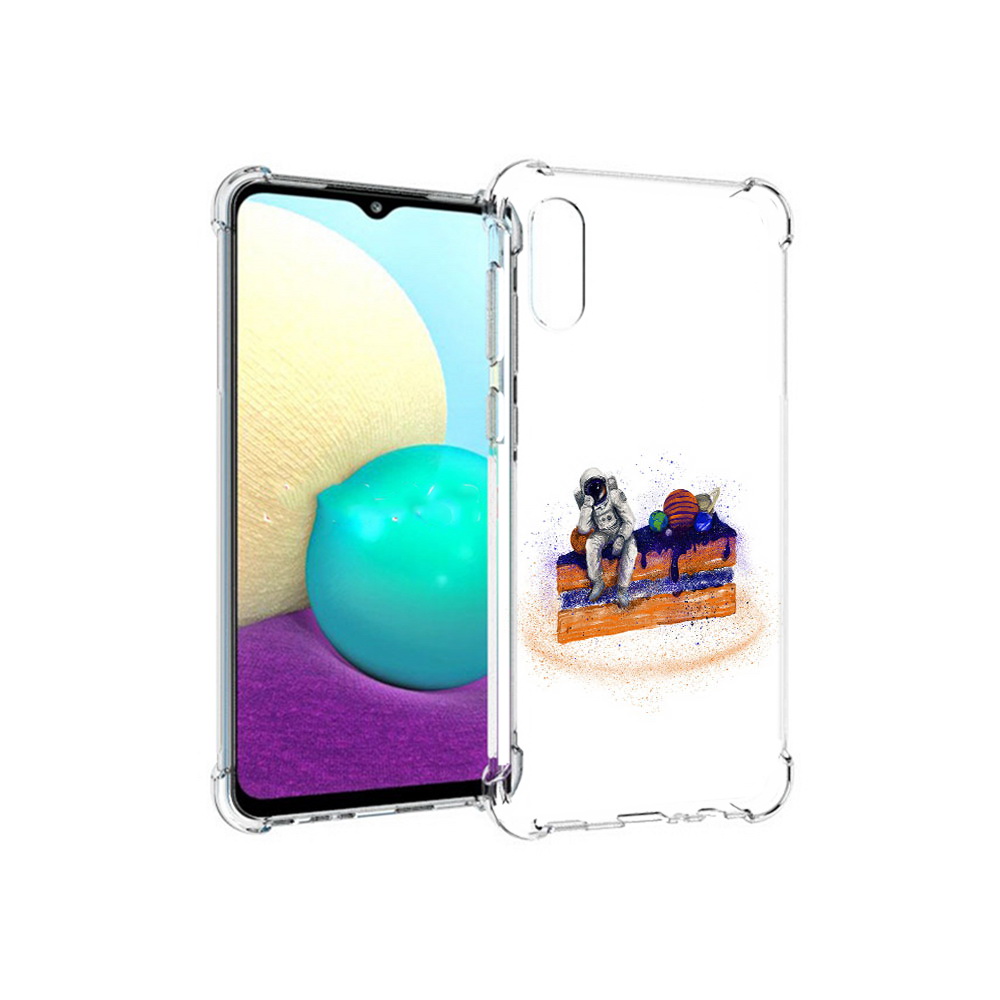 

Чехол MyPads Tocco для Samsung Galaxy M02 торт с планетами (PT157689.478.648), Прозрачный, Tocco