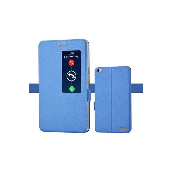 

Чехол MyPads для Huawei Mediapad X1/Mediapad X2 с окошком для входящих вызовов, синий
