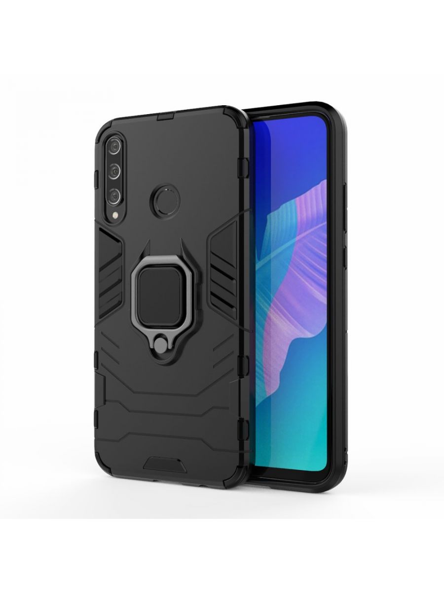 

Чехол Ring для смартфона Huawei P40 lite E, Honor 9C черный